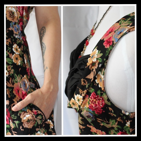 Floral Lindy Bop Ophelia Dress With *Pockets!!* - Picture 3 of 7